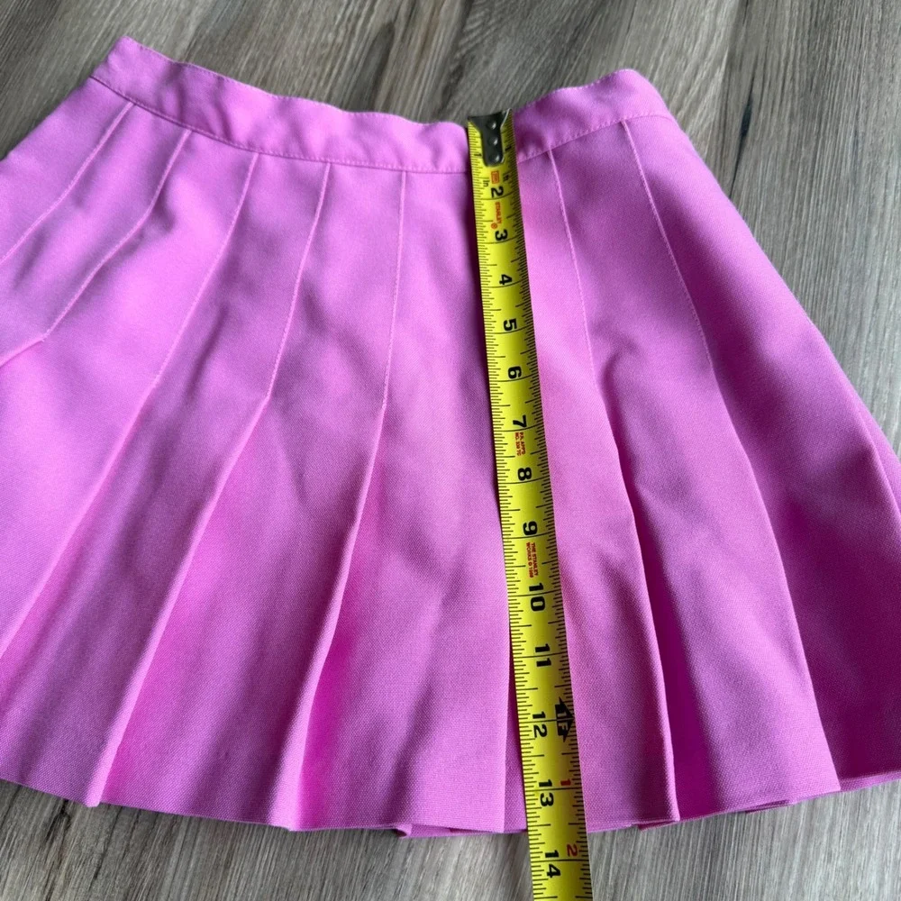 HEAD Sportswear Vintage Pink Pleated Tennis Skirt Womens Mini‎ Athletic Preppy